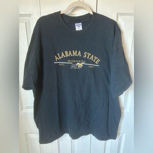 Alabama State Hornets Black T-Shirt